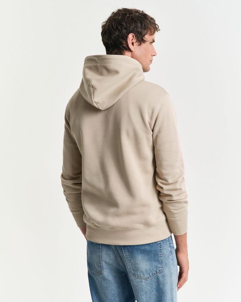 REG SHIELD HOODIE Brown / S