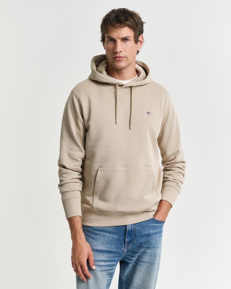 REG SHIELD HOODIE Brown / S