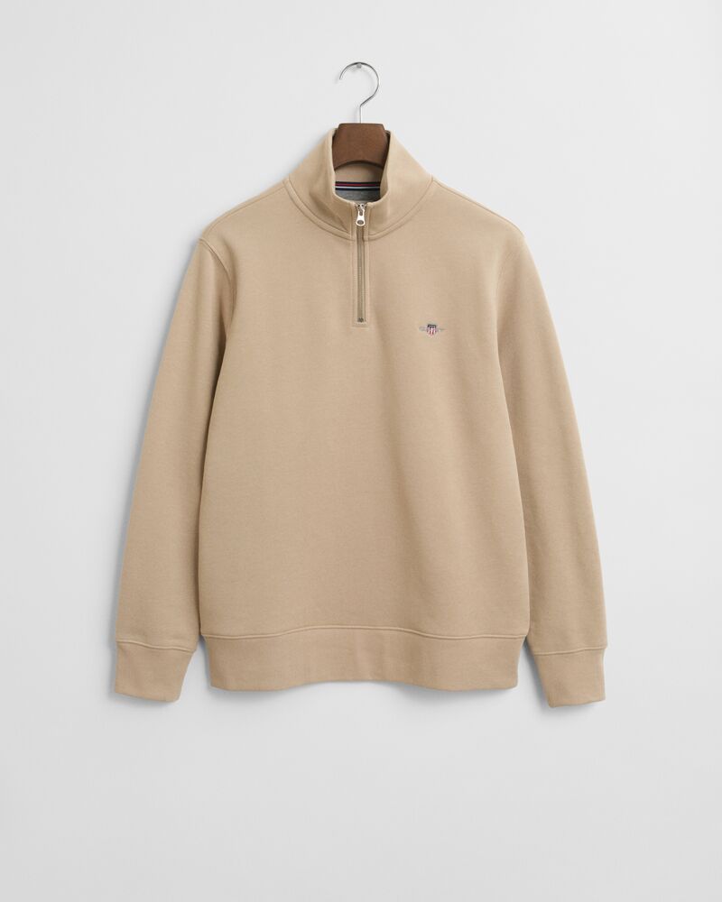 REG SHIELD HALF ZIP SWEAT Brown / S
