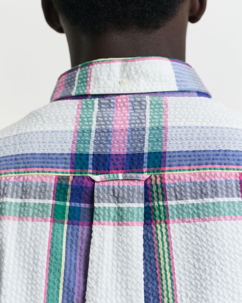 REG SEERSUCKER MADRAS SHIRT White / S