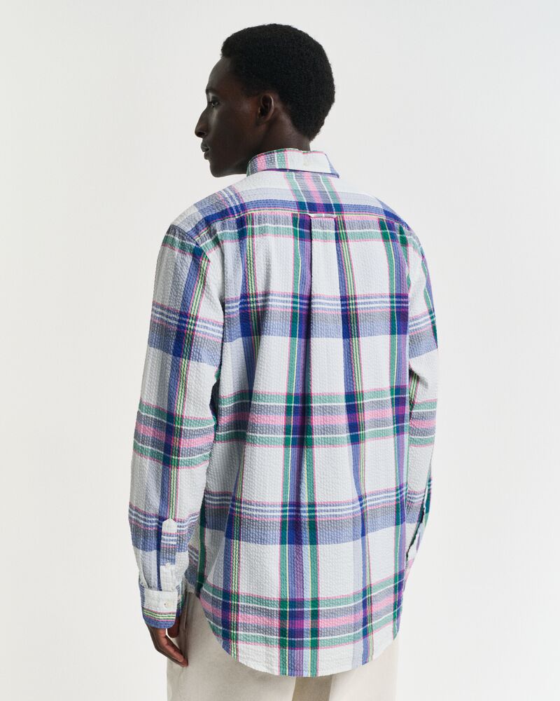REG SEERSUCKER MADRAS SHIRT White / S