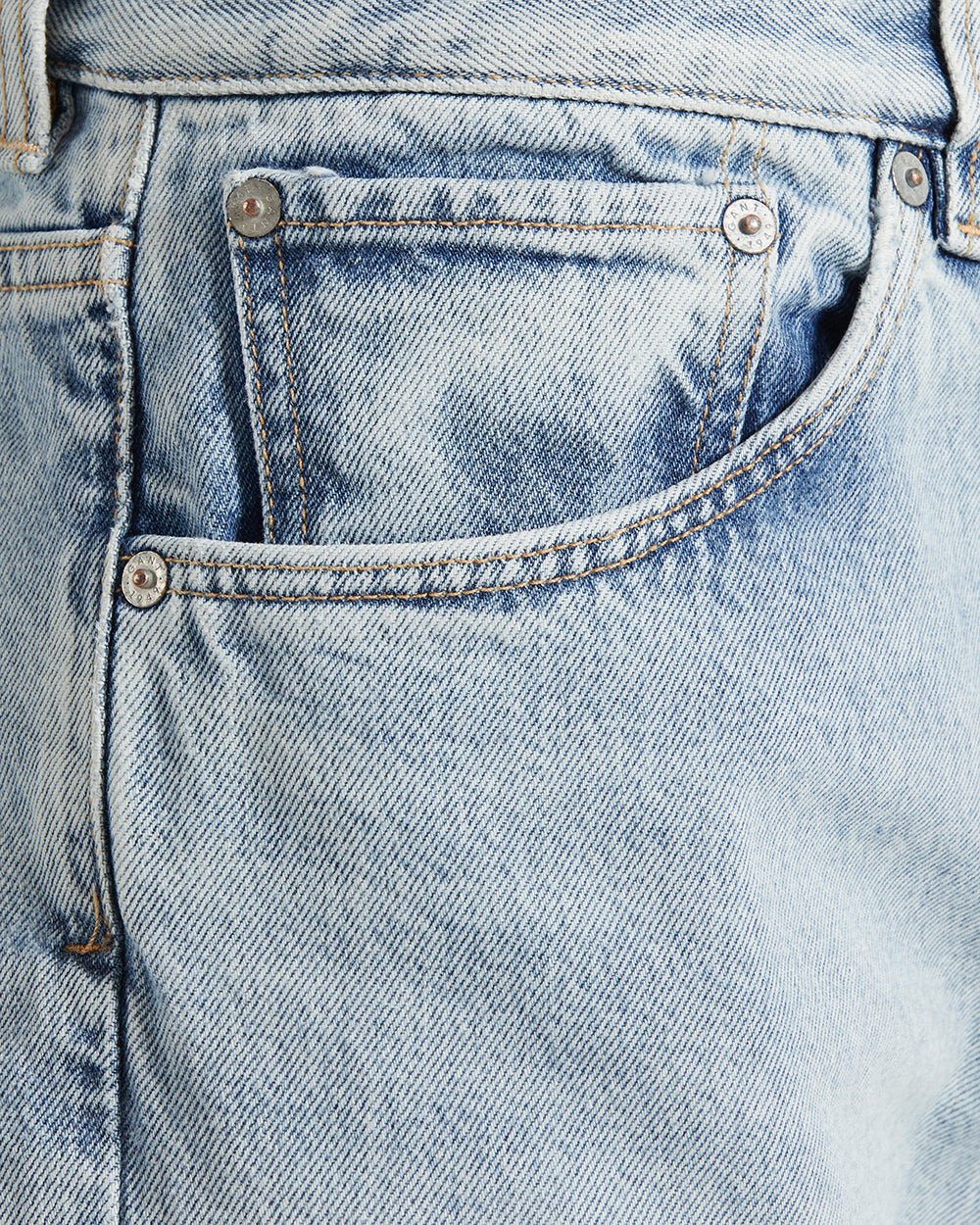 Gant Heritage Worn Wash Jeans – Straight Fit Faded Denim Semi Light Blue Vintage / 36X32