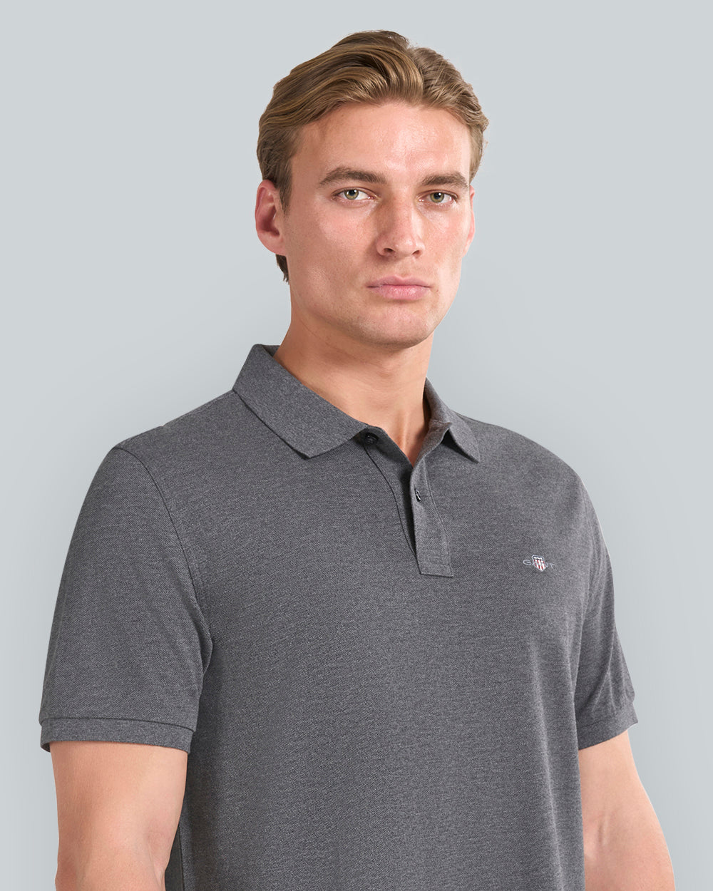 Regular Fit Shield Piqué Polo Shirt