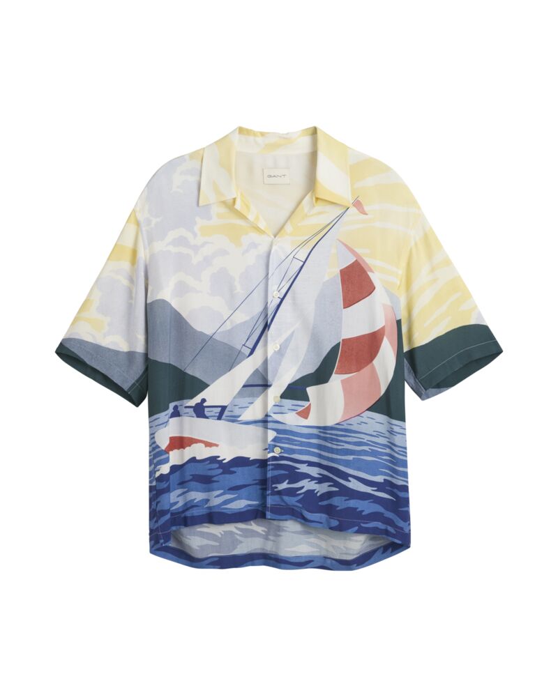REL SCENERY SAILING SHIRT