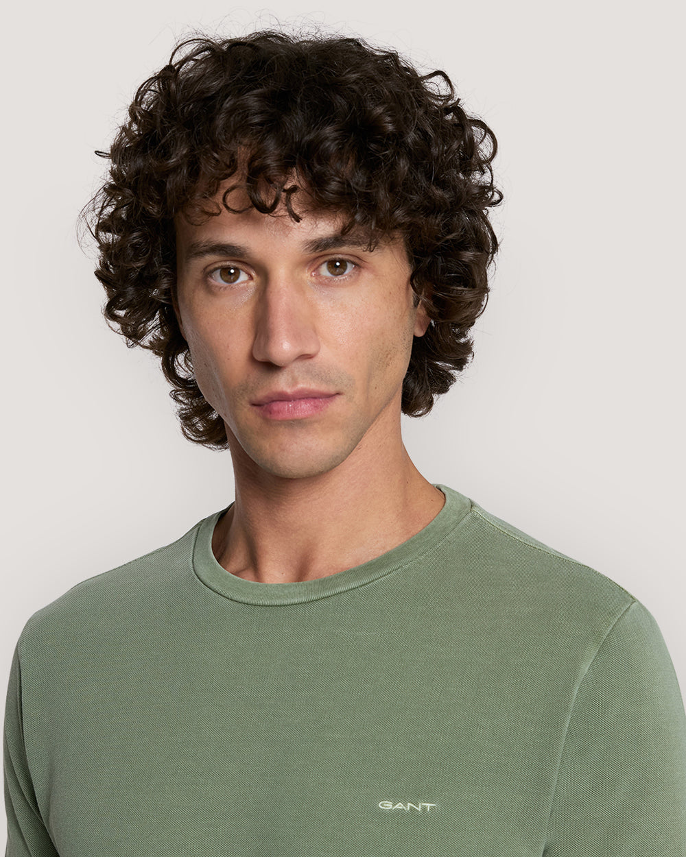 SLIM SUNFADED SS PIQUE TSHIRT