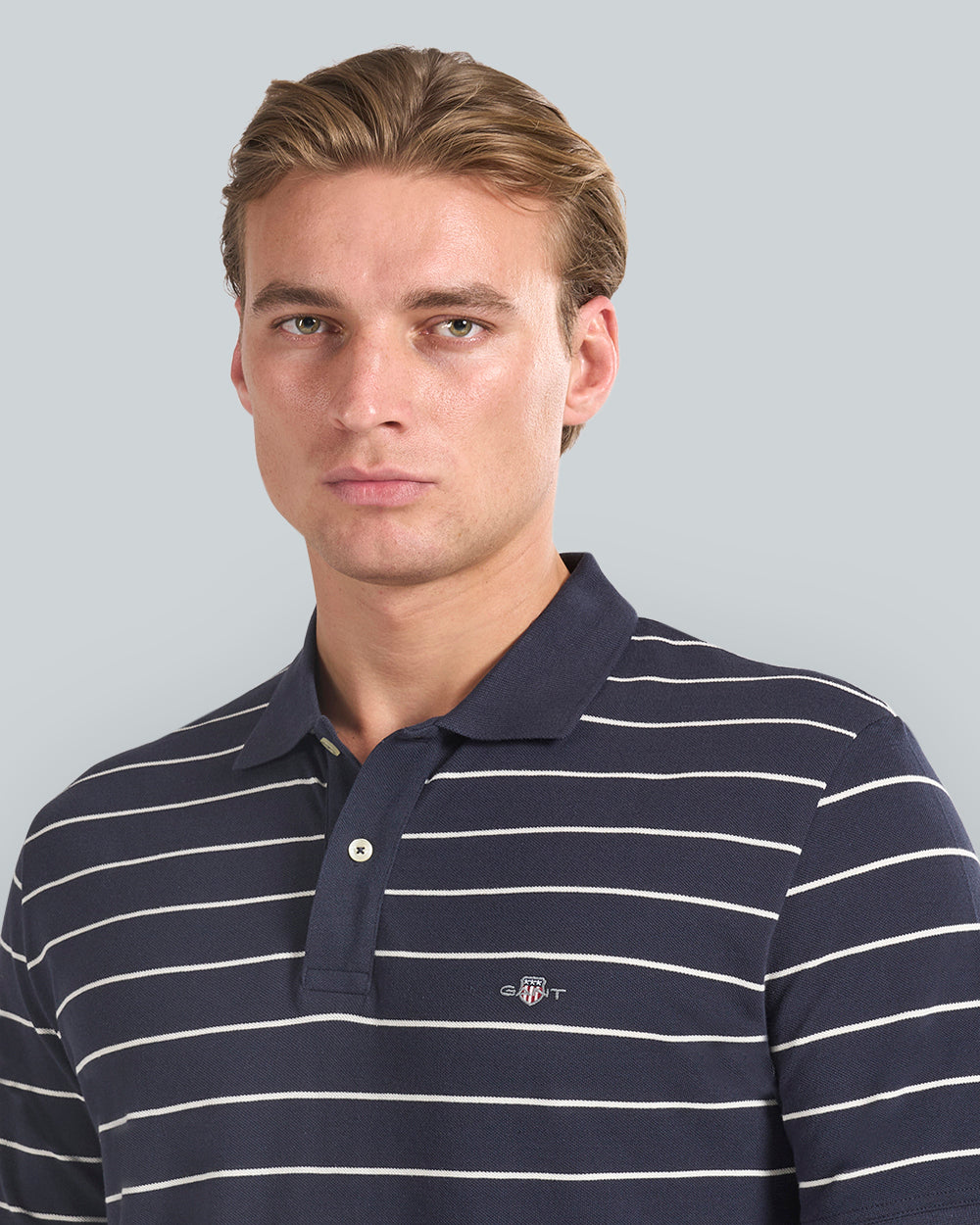 STRIPED SS POLO