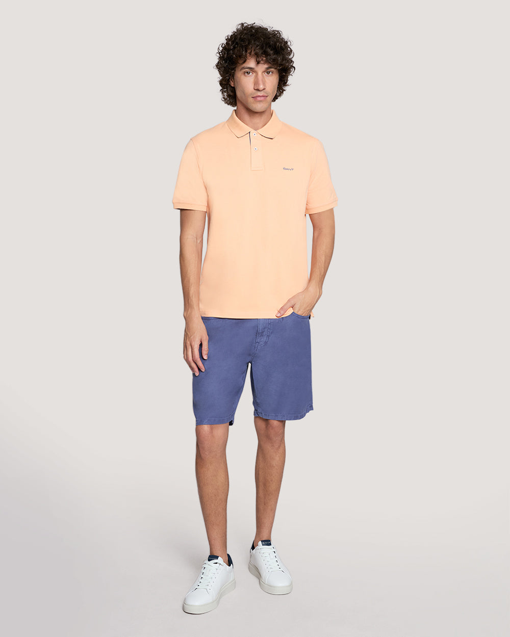 REG COT/LINEN JEANS SHORTS