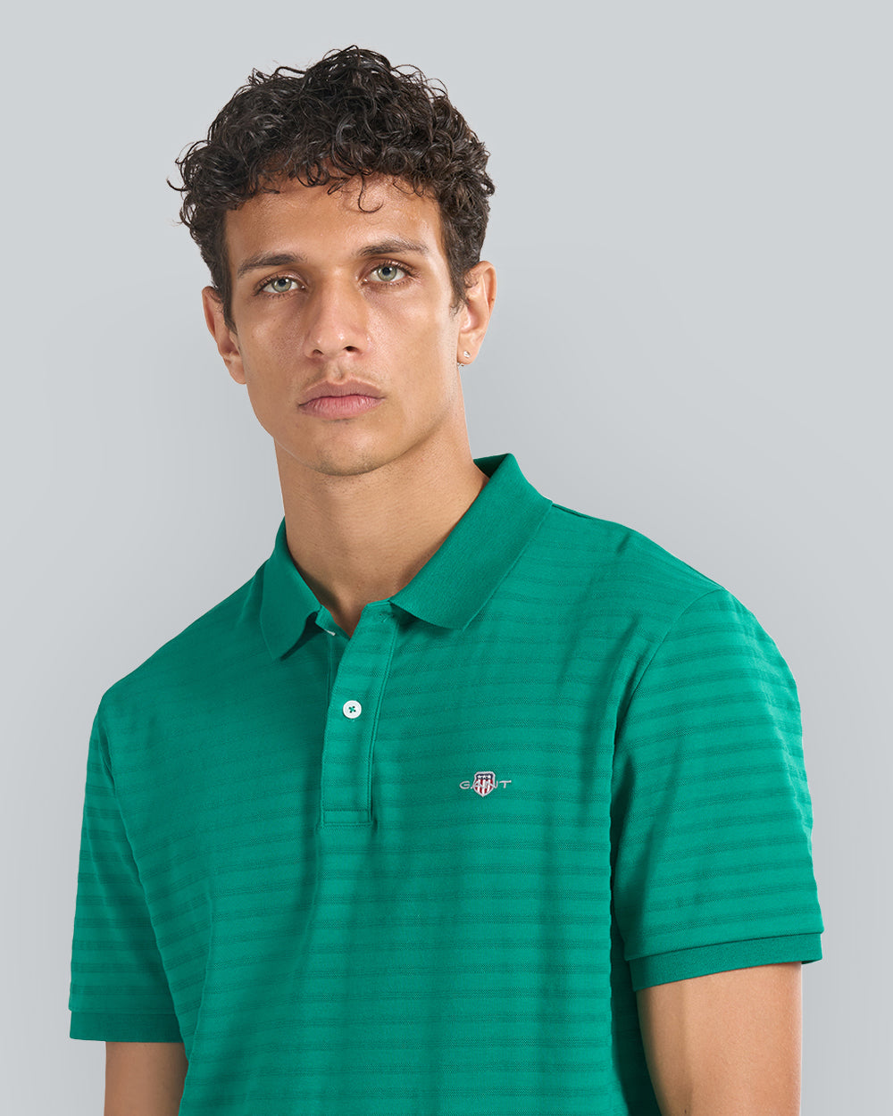 TEXTURE STRIPE POLO