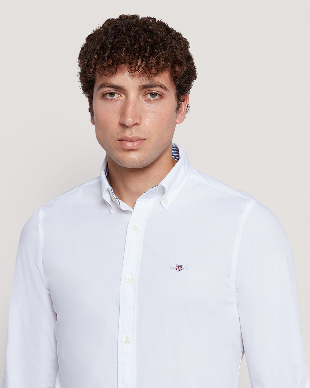 Men’S Slim Fit Cotton Poplin Shirt
