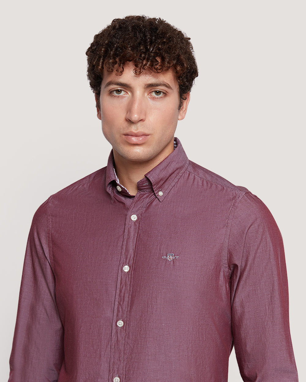 Men’S Slim Fit Cotton Poplin Shirt