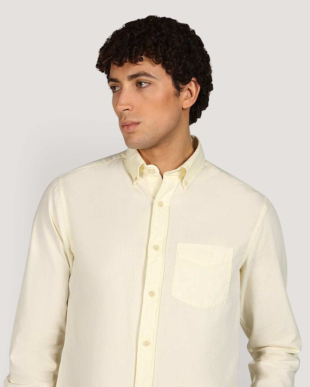 Gant Regular Garment Dyed Twill Shirt For Men