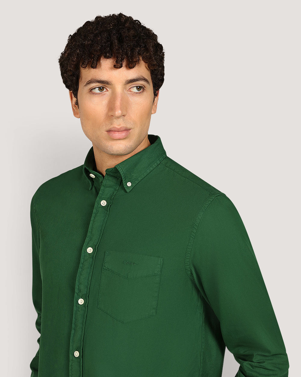 Gant Regular Garment Dyed Twill Shirt For Men