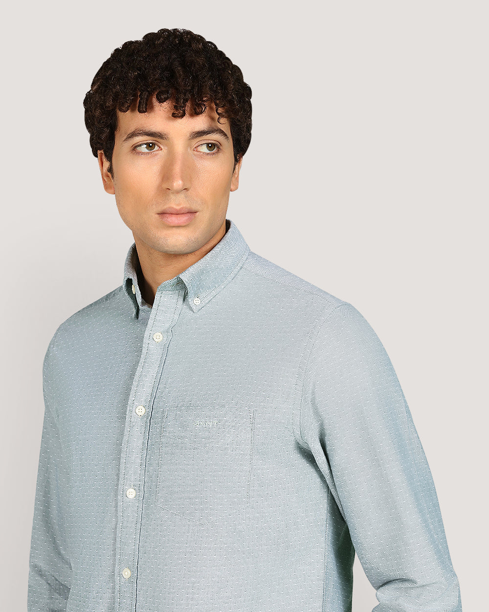 Gant Regular Oxford Dobby Dot Shirt For Men