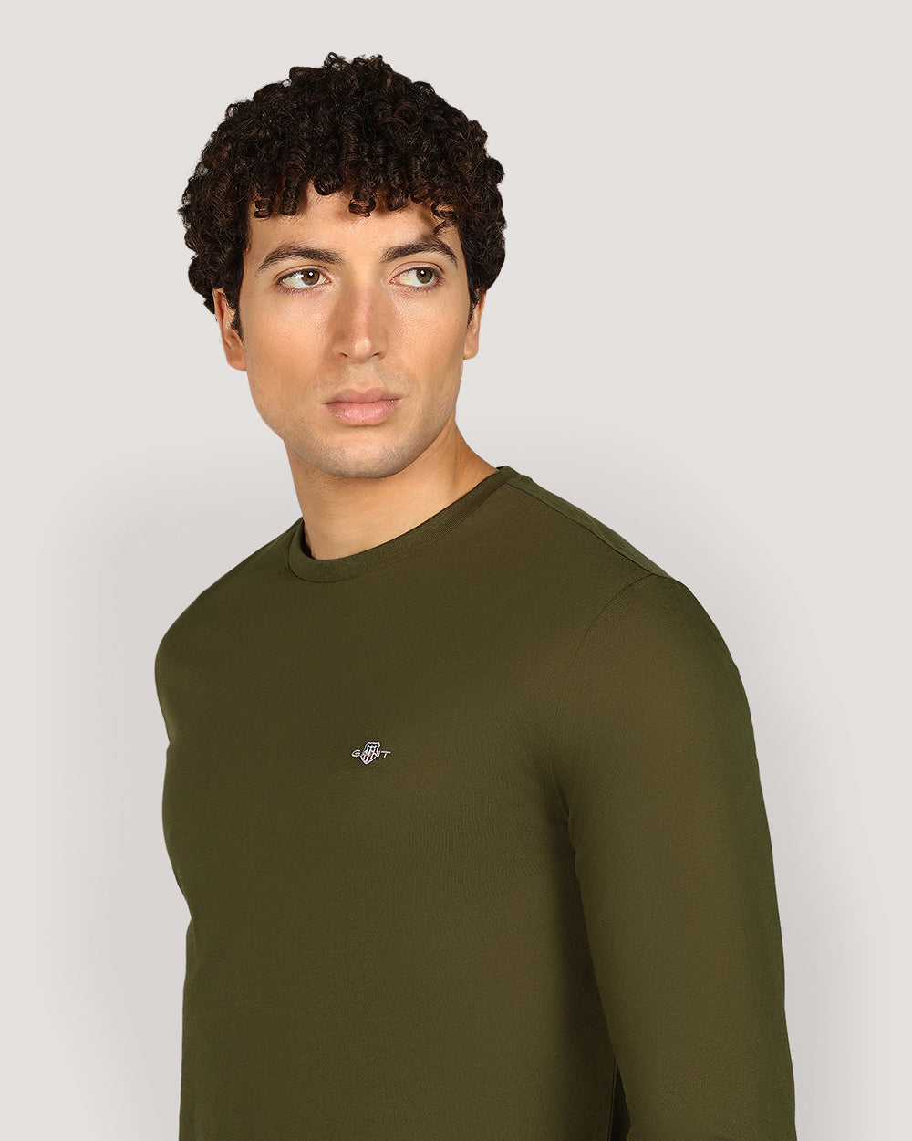 Gant Regular Shield Long Sleeve T-Shirt For Men