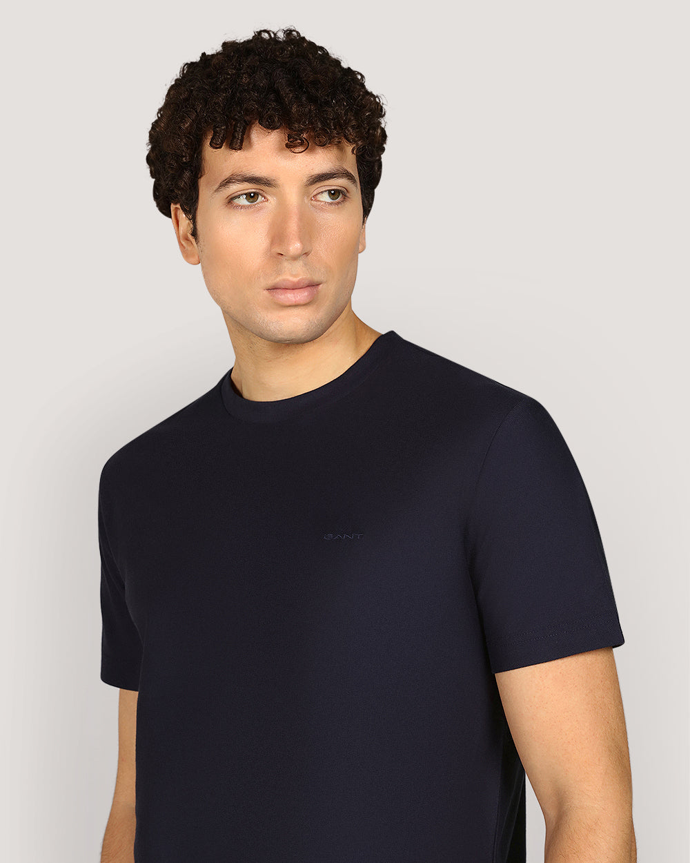 Gant Twill Texture Short Sleeve T-Shirt For Men