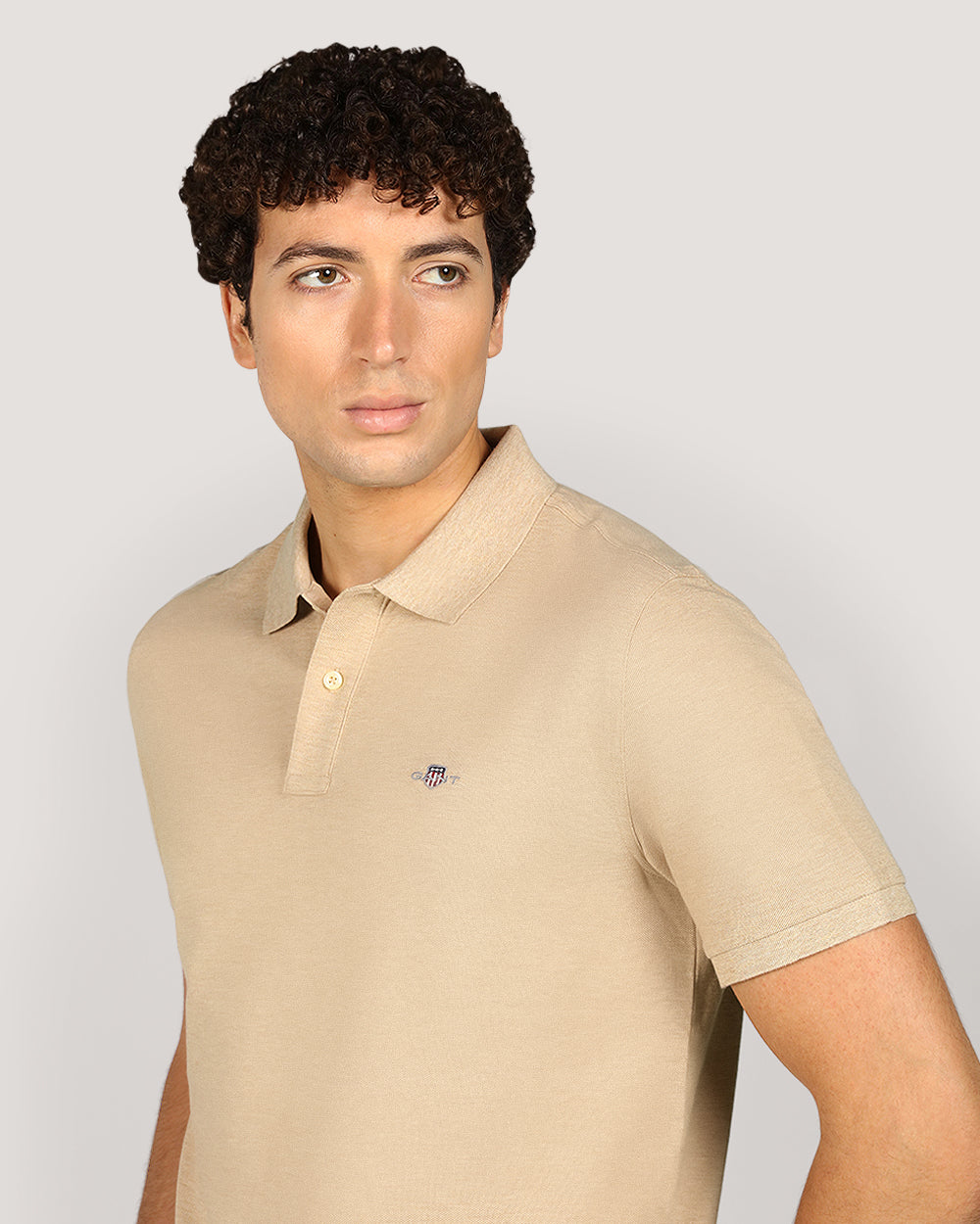 Gant Regular Shield Short Sleeve Piqué Polo Shirt For Men