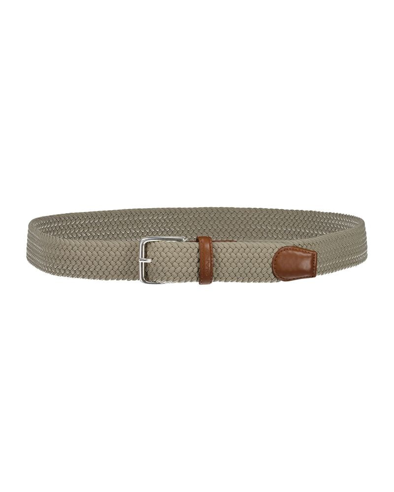 ELASTIC BRAIDED BELT Brown / 80X32