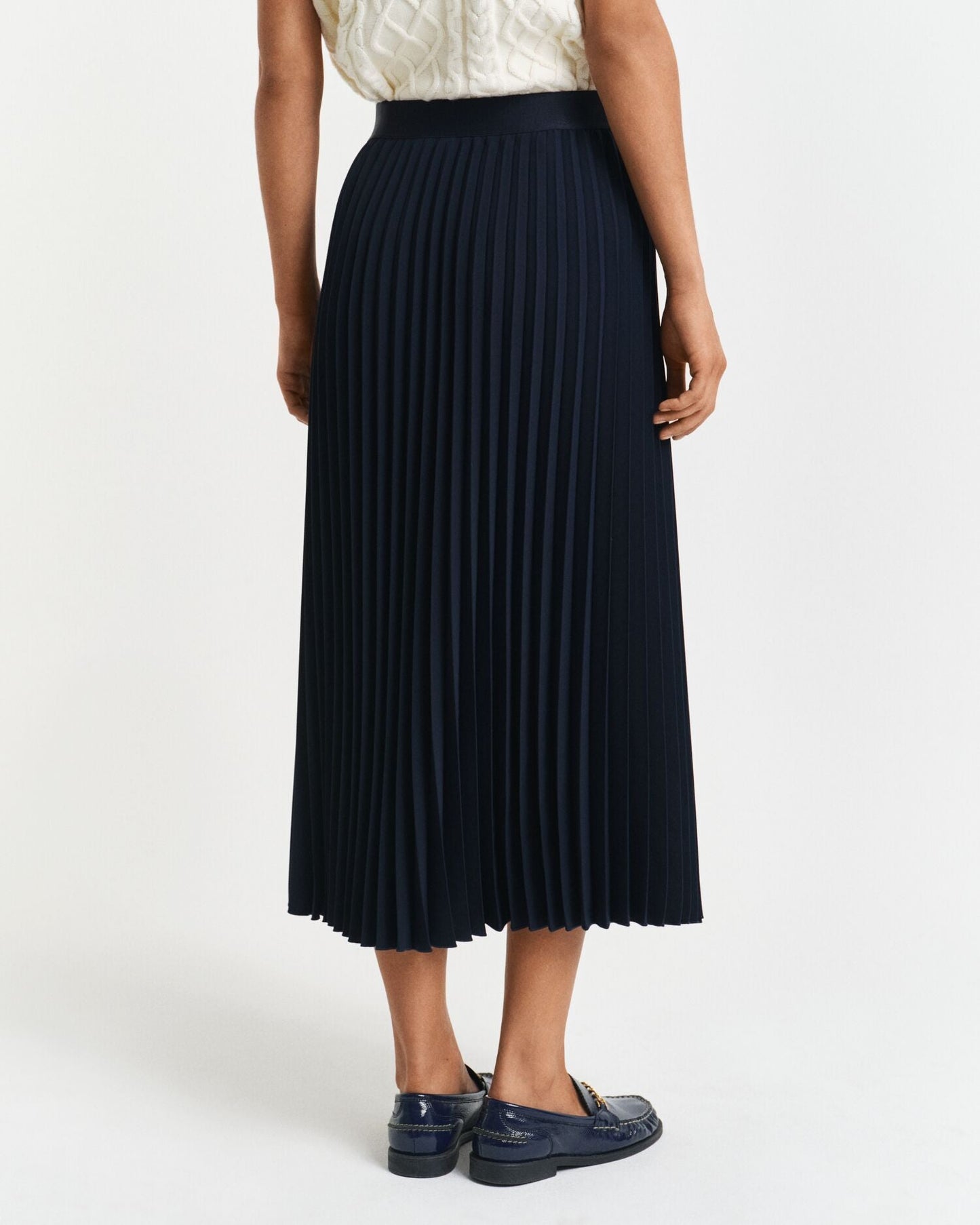 Pleated Midi Skirt