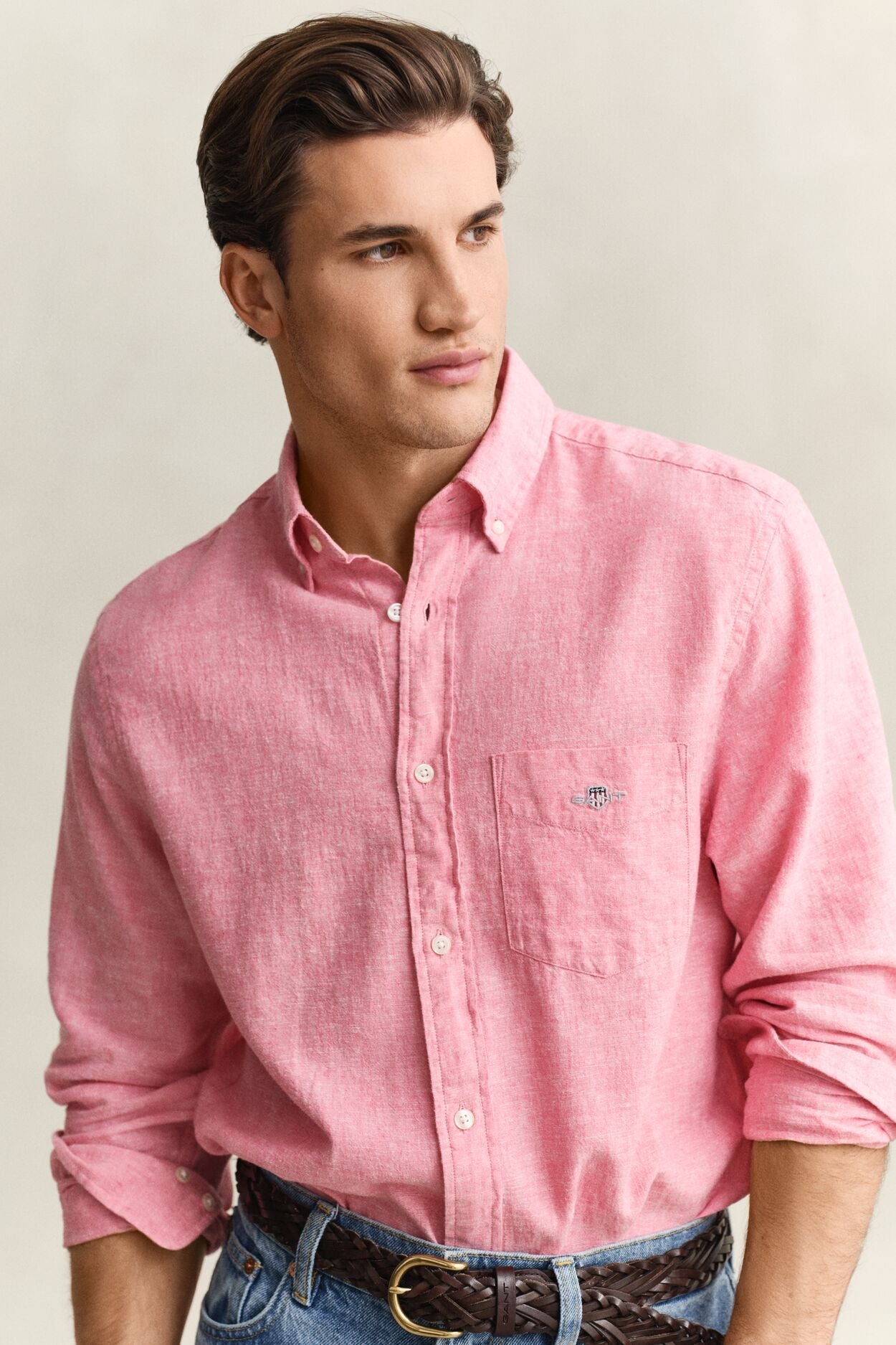 Regular Cotton Linen Shirt