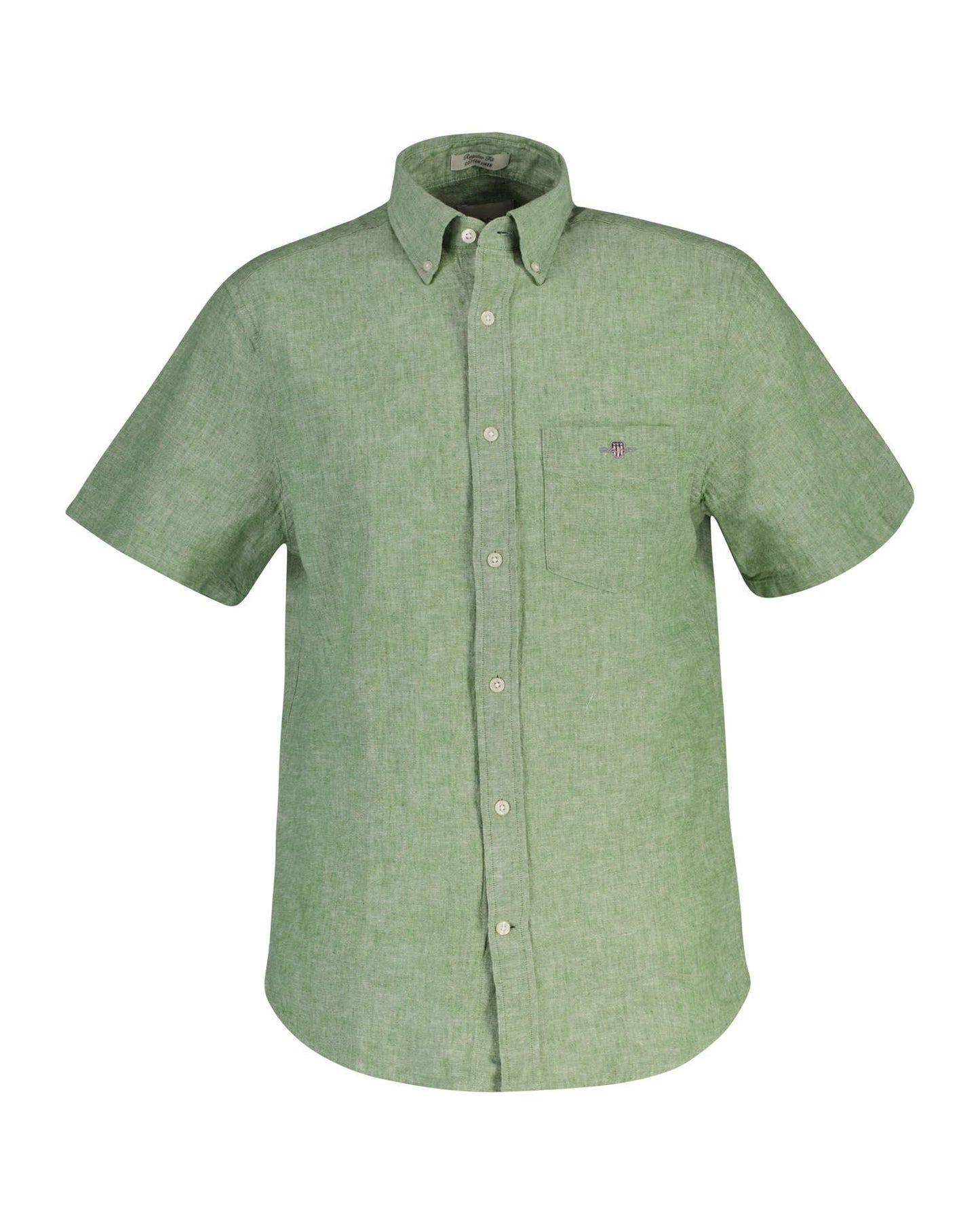 Linen Blend Short Sleeve Shirt