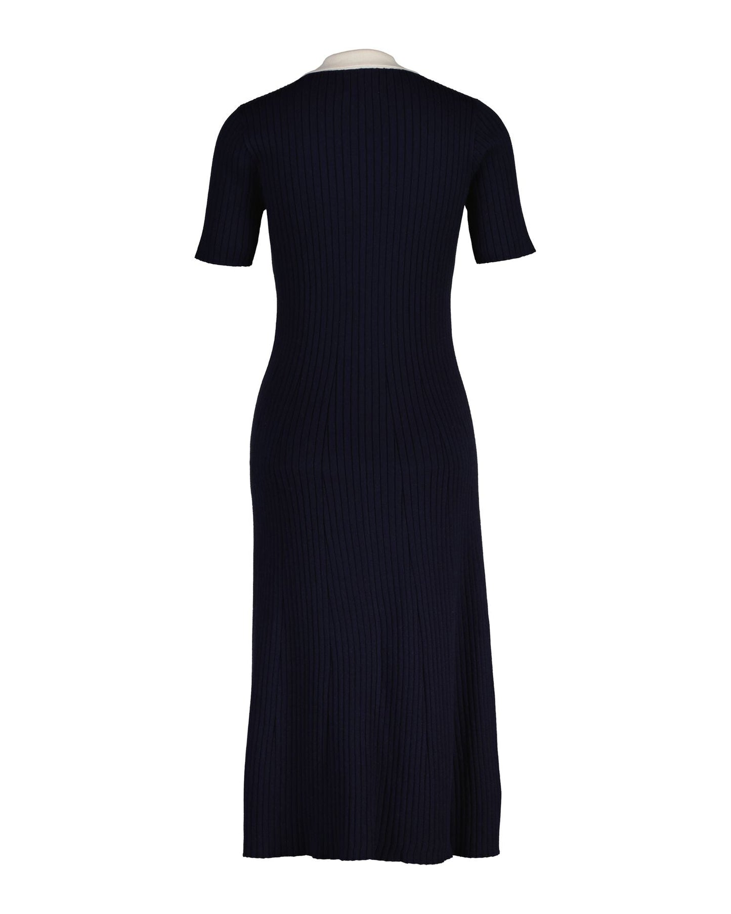 Rib Knit Polo Dress