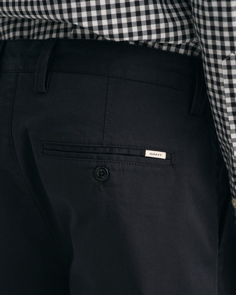 Regular Fit Twill Chinos Black / 32X32