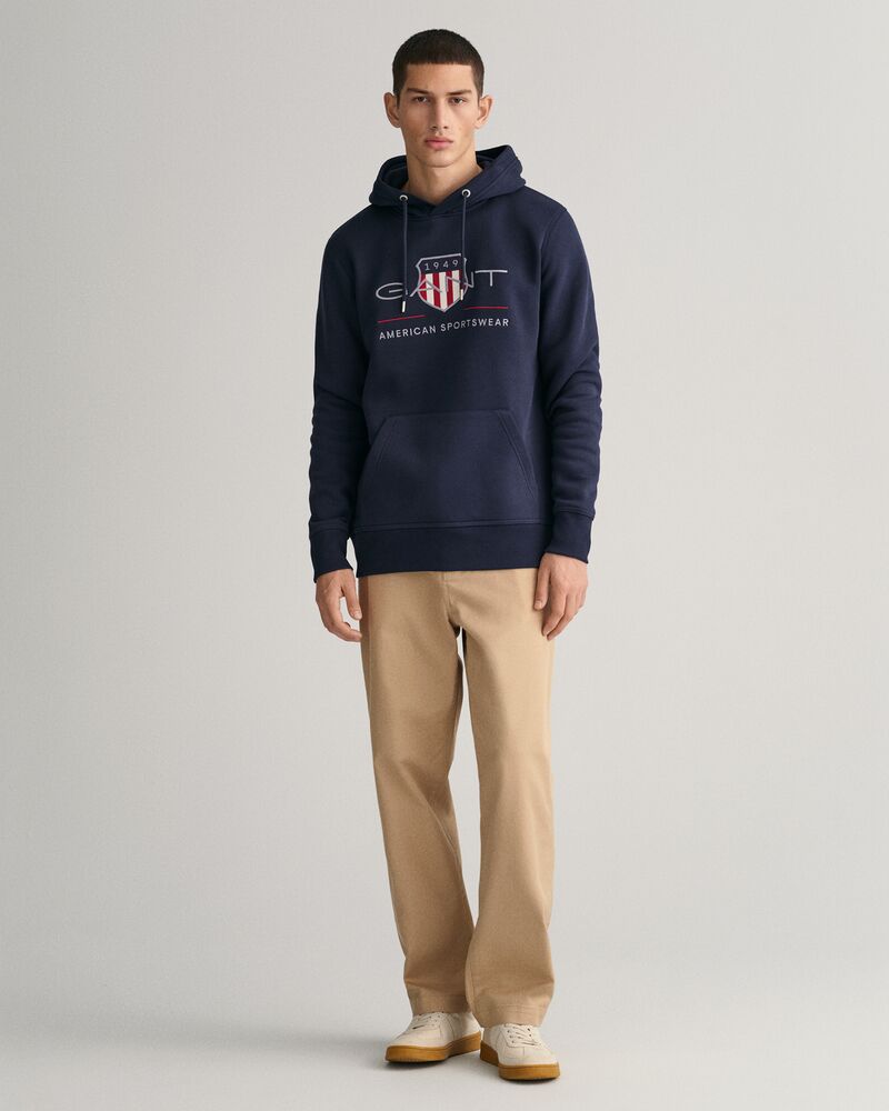 Archive Shield Hoodie Evening Blue / S