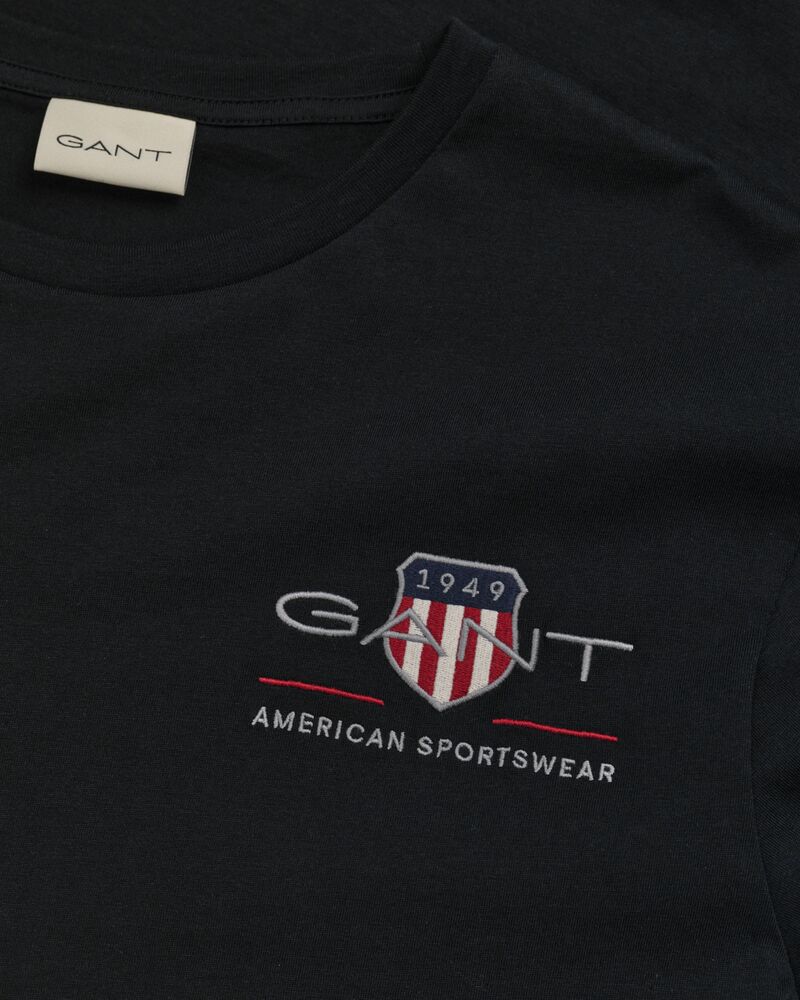 Embroidered Archive Shield T-Shirt Black / S