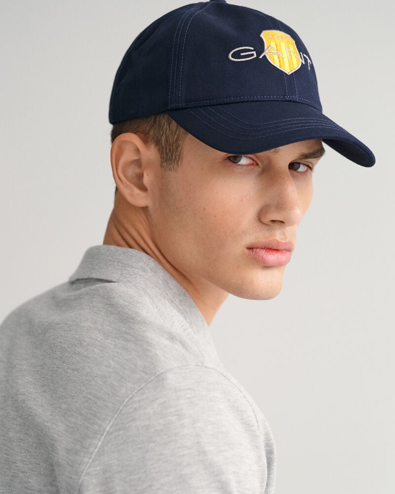 Slim Fit Shield Piqué Polo Shirt Grey Melange / S