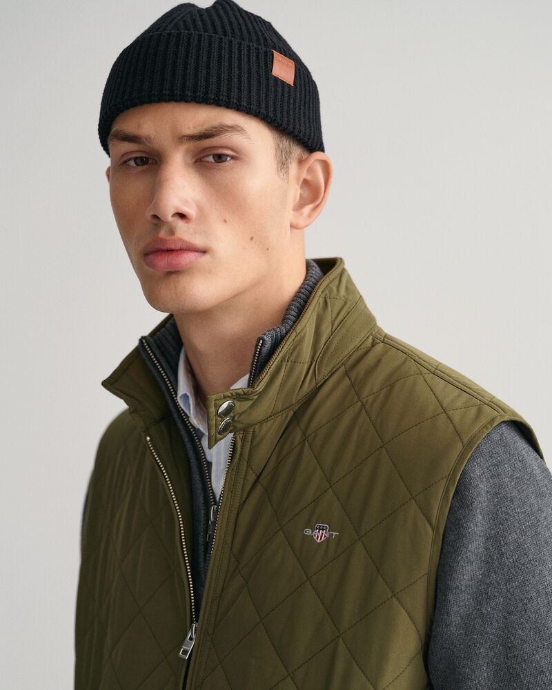 Gant Quilted Windcheater Vest Juniper Green / S