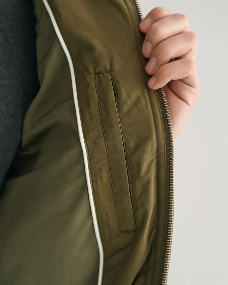 Gant Quilted Windcheater Vest Juniper Green / S