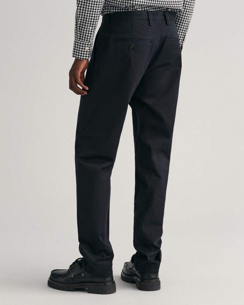 Regular Fit Twill Chinos Black / 32X32