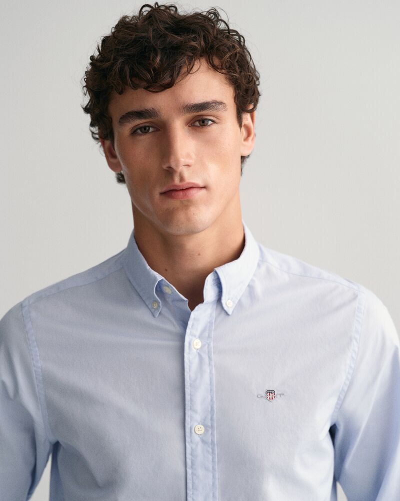 Regular Fit Pinpoint Oxford Shirt Light Blue / S