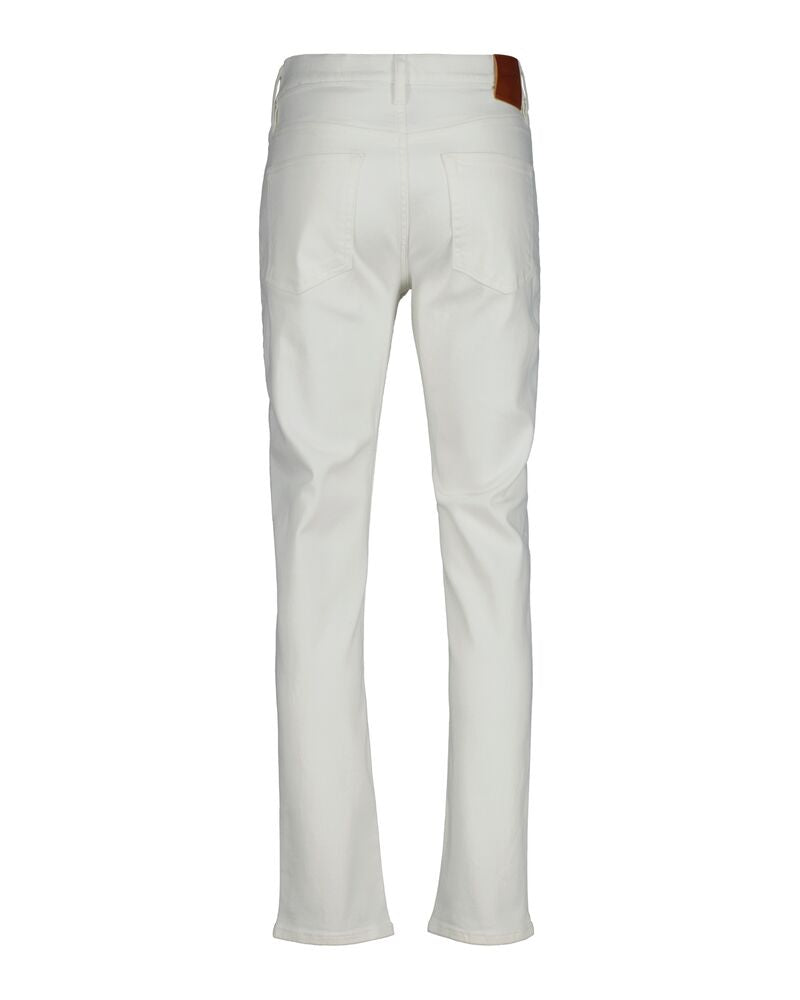 Slim Fit White Jeans Eggshell / 30X32
