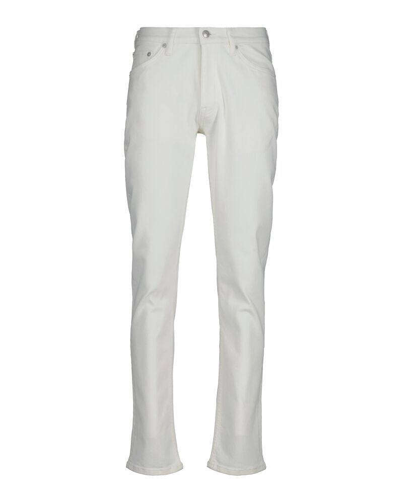 Slim Fit White Jeans Eggshell / 30X32