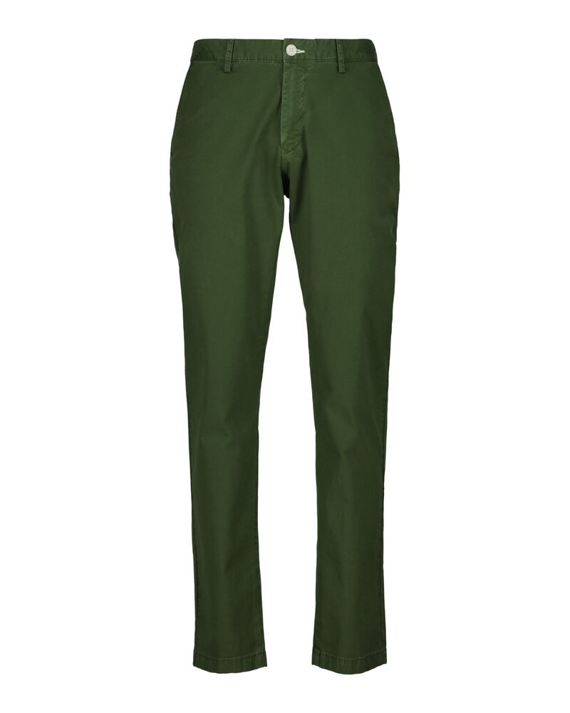 Slim Fit Sunfaded Chinos Pine Green / 30X32