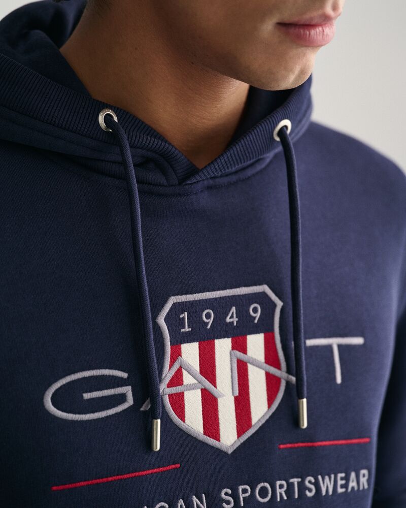 Archive Shield Hoodie Evening Blue / S