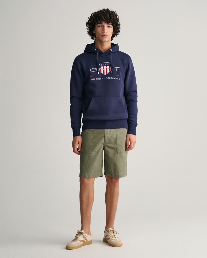 Archive Shield Hoodie Evening Blue / S