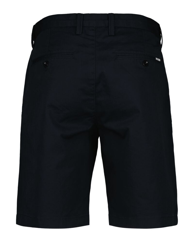 Slim Fit Twill Shorts Black / 30