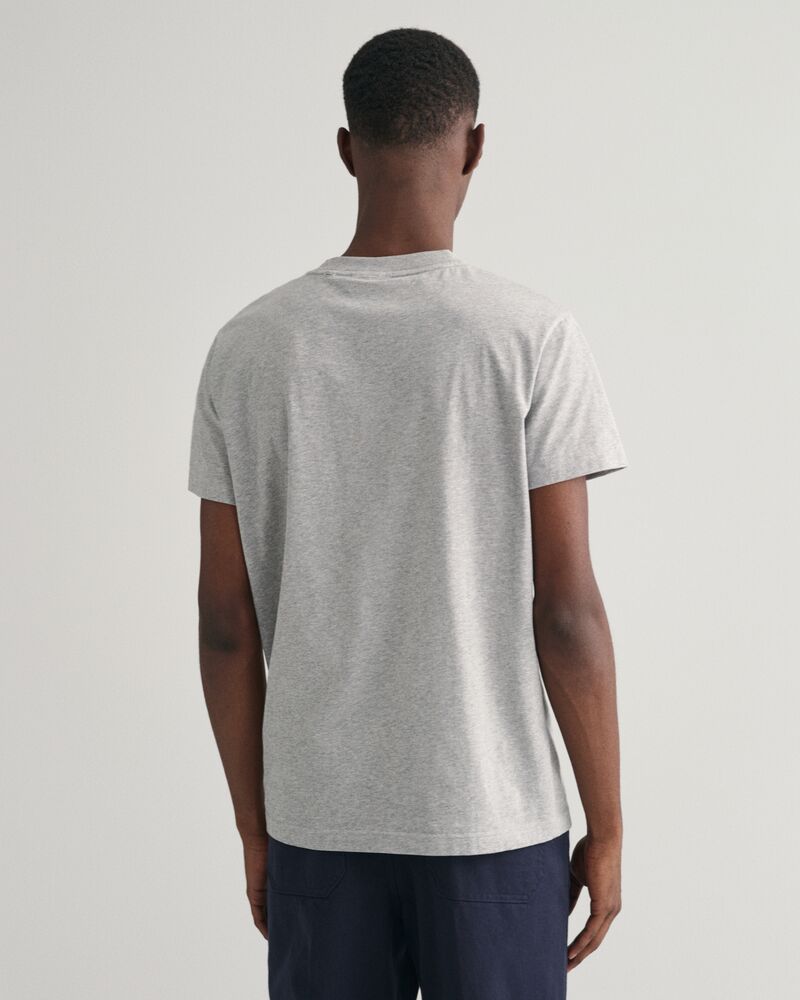 Embroidered Archive Shield T-Shirt Grey Melange / S