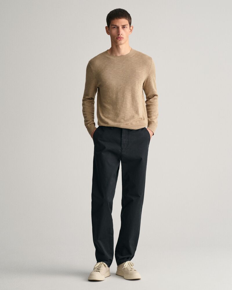 Regular Fit Twill Chinos Black / 32X32