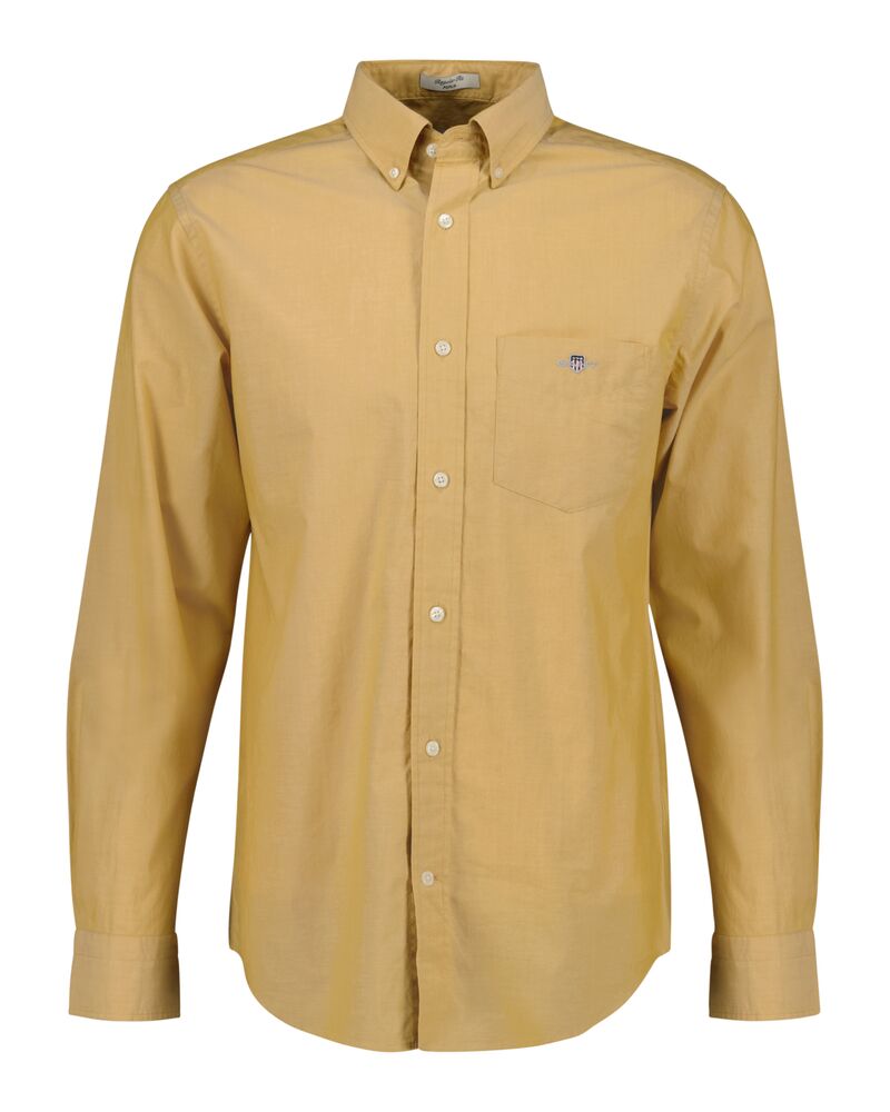 Regular Fit Classic Poplin Shirt Maple Yellow / S