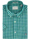 REG CLASSIC POPLIN CHECK SS SHIRT