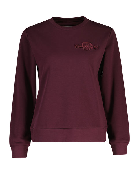 Regular Tonal Shield Crew Neck Sweat