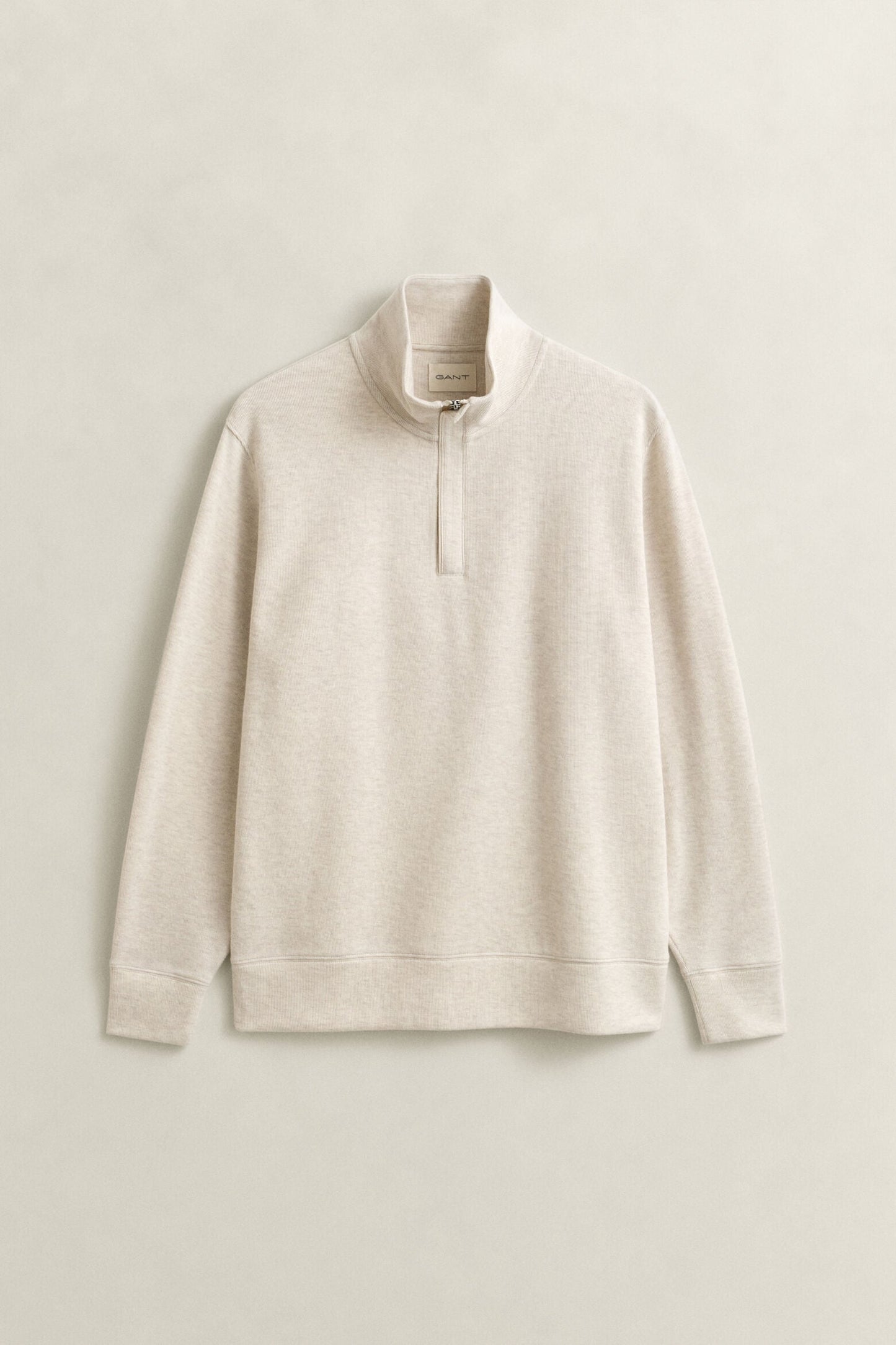 Light Seersucker Half Zip Top