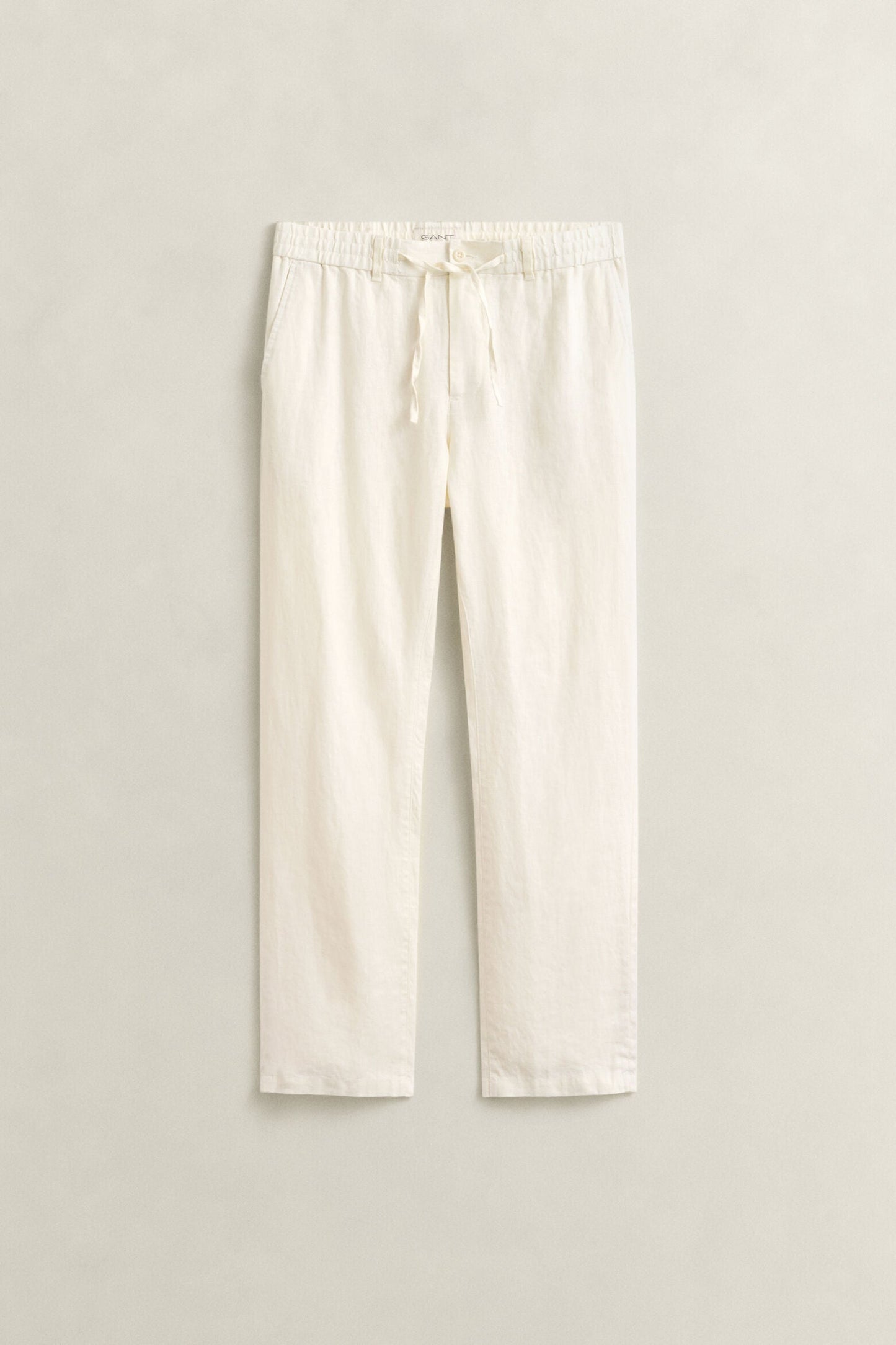 Regular Fit Linen Drawstring Pants