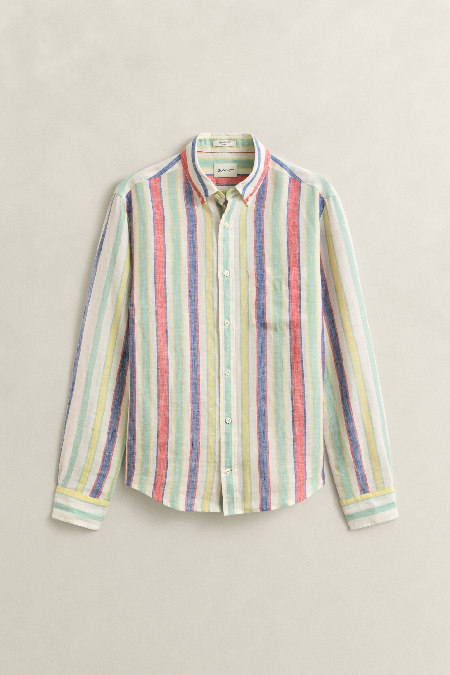 Multistriped Linen Shirt