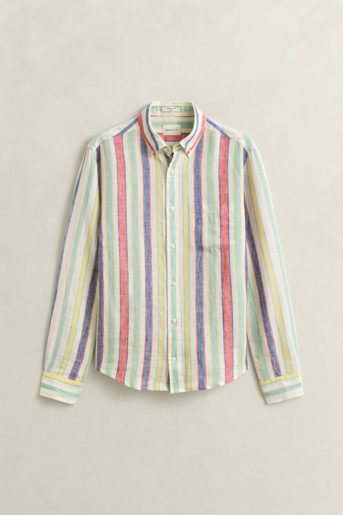 Multistriped Linen Shirt