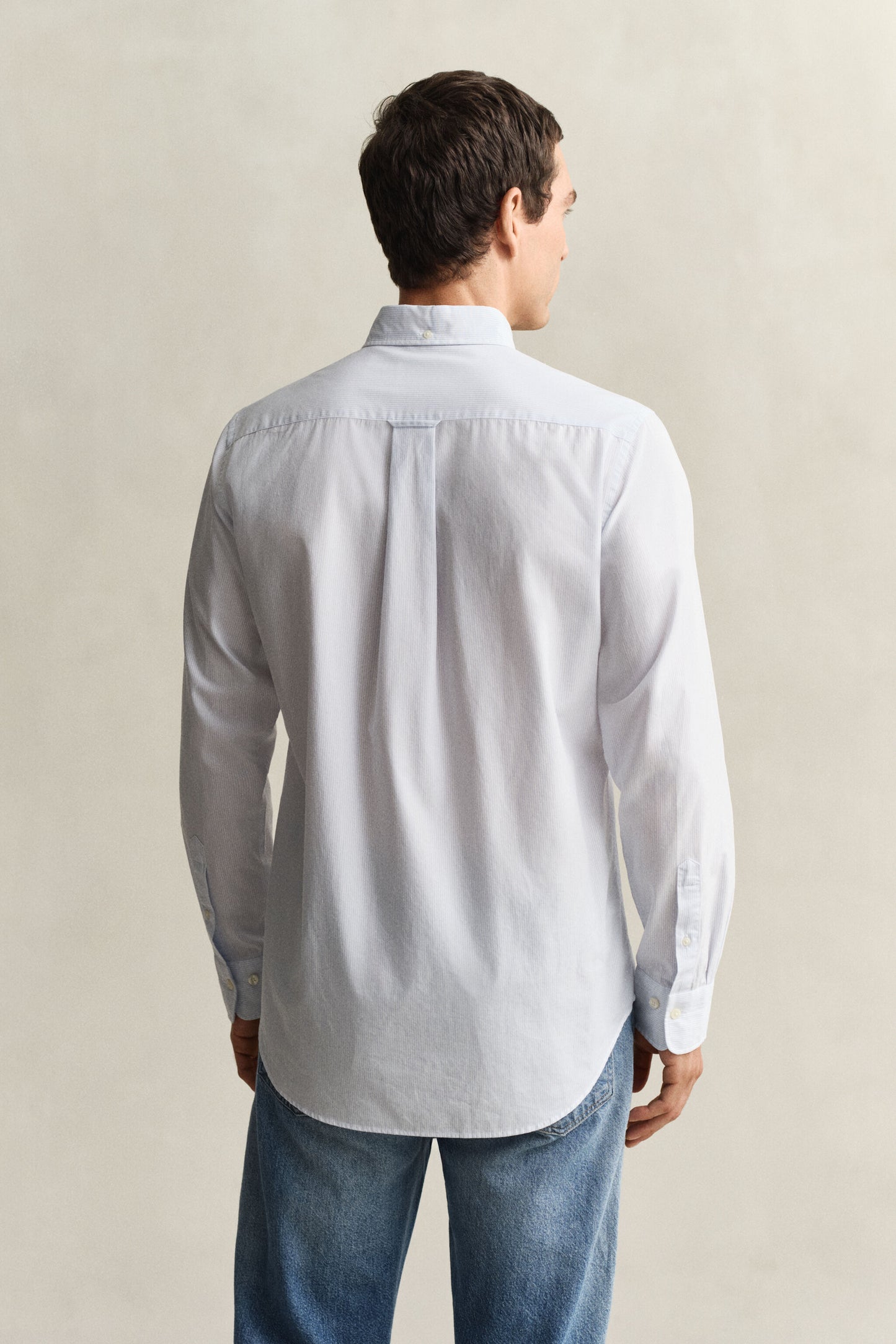Regular Fit Classic Banker Stripe Poplin Shirt