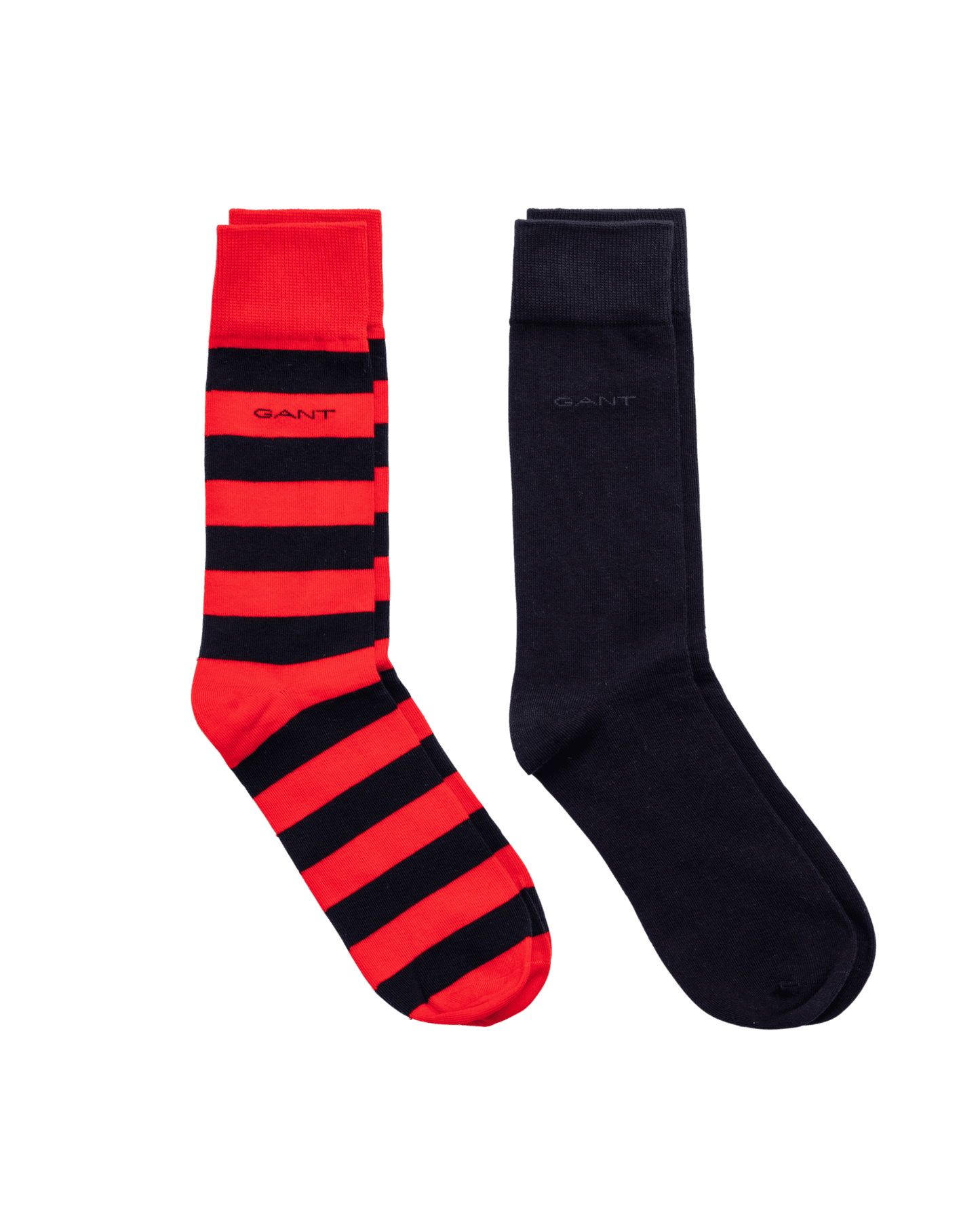 2-Pack Barstripe & Solid Socks